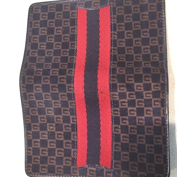 Gucci*Very Rare*Suede & Leather* Sherry Line*Purse/Wallet - Picture 11 of 12